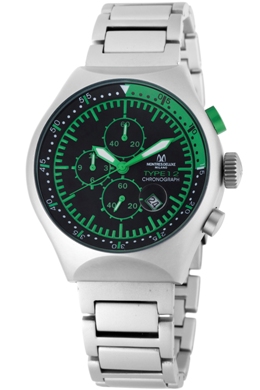 Avio Milano Mens 45 MM TP GREEN 45MM Collection Chronograph Watch